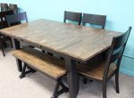 6 piece dining room set with bench